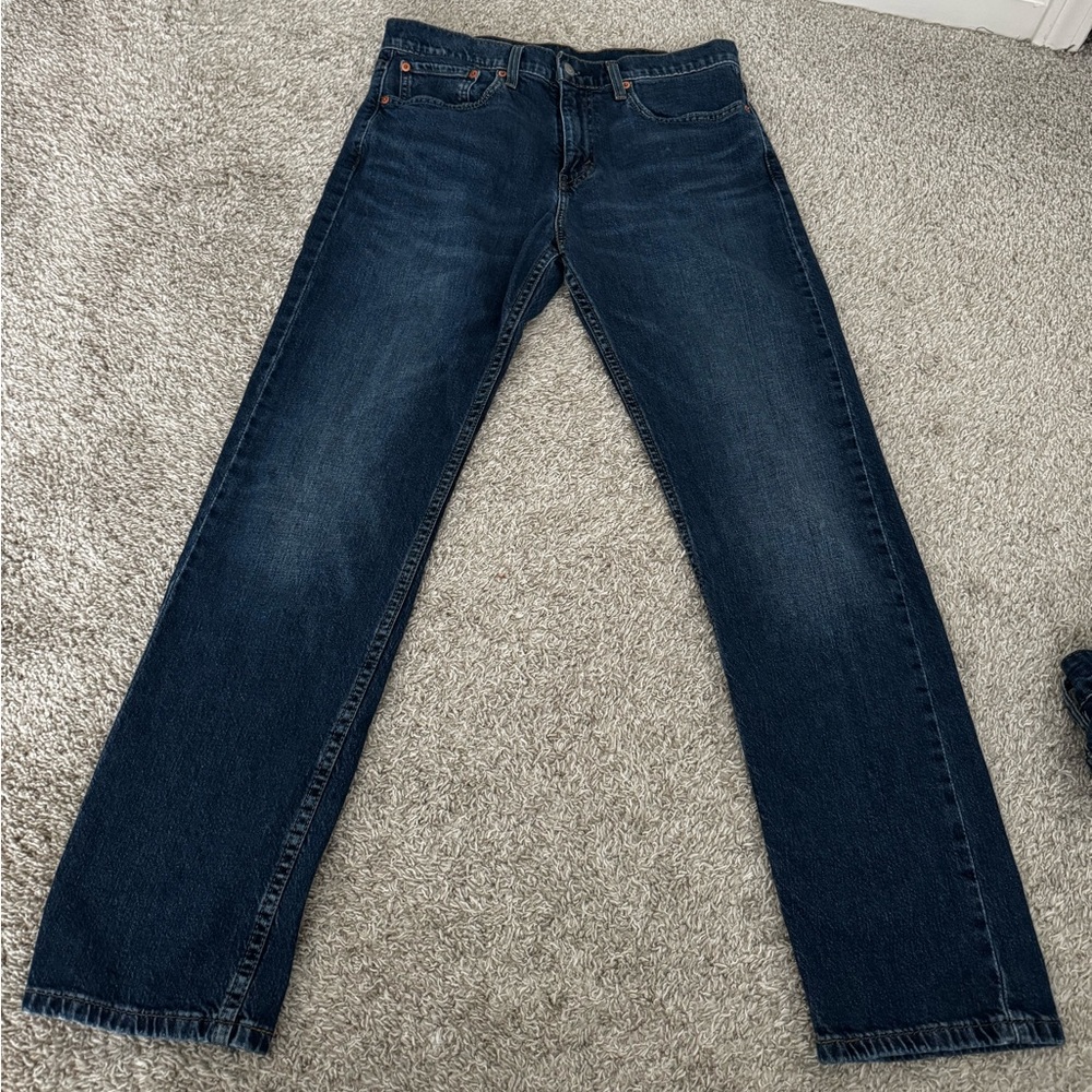 Levi's Dark Blue Straight Men's Jeans